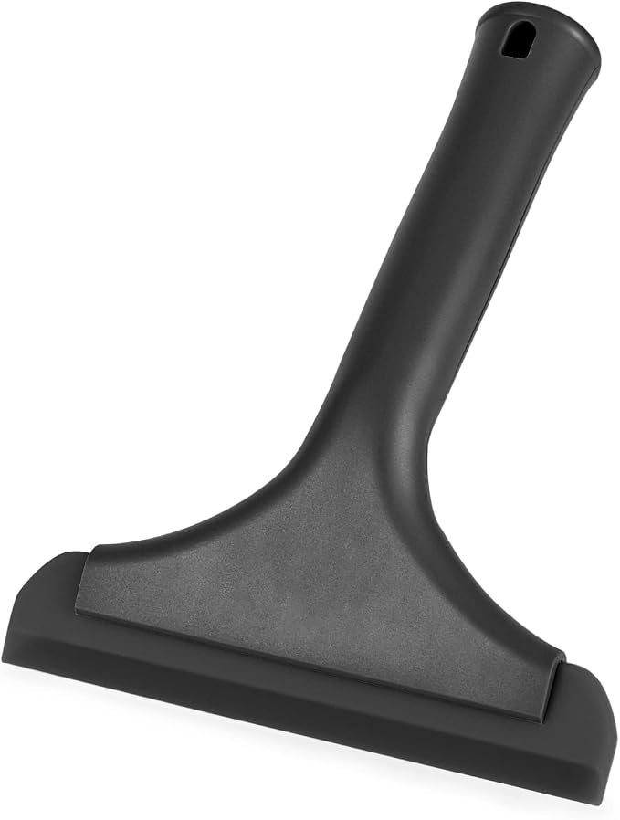 Gomake Small Silicone Squeegee Window Shower Squeegee Tool,Auto Water Blade for Car Windshield, Window, Mirror, Glass Door,Bathroom