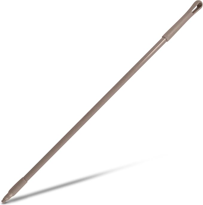 SPARTA 41225EC01 Fiberglass Broom Handle, Mop Handle, Replacement Handle With Acme Threaded Tip For Commercial Cleaning, 48 Inches, Brown, (Pack of 12)