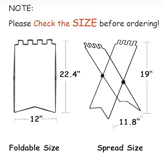 SUPANT Trash Bags 1-13 Gallon Holder Stand(Free Adjusted), Waste Sorting Bin, Grass Clippings Portable Fold Up Can, for Camping Recycling Suitable in Bedroom, Kitchen, Camping