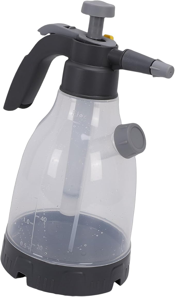 Hand Pump Sprayer, 3L 0.8 Gallon Hand Pressurized Spray Bottle with 360° Rotating Adjustable Nozzle, Ideal for Garden Watering