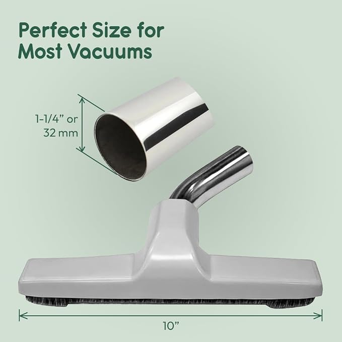 Selgo Universal Vacuum Cleaner Floor Brush for Hardwood Floors, 1.25" Fit – Soft Bristles, Scratch-Free Cleaning (Pack of 10)