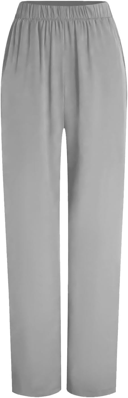 2026 Housekeeping Uniform Cleaning Uniforms - Button V Neck Top & Pants with Multi Pockets - Scrubs for Women