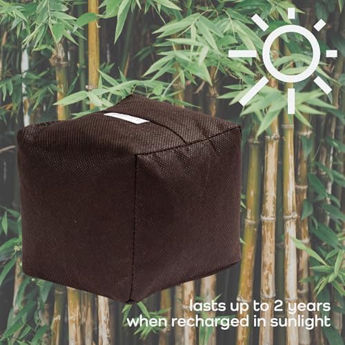 BambooMN Activated Bamboo Charcoal Air Purifier Cube - 800g Sky Blue - 4 Units