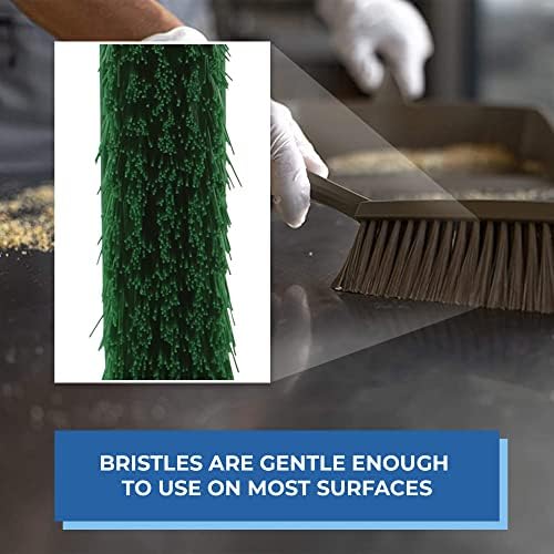 Remco 1 19/32 in W Bench Brush, Medium, 6 1/2 in L Handle, 6 1/2 in L Brush, Green, Plastic 45892-1 Each