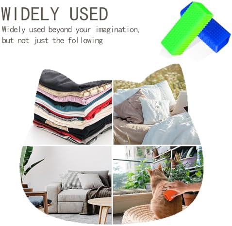 2pcs Pet Dog Cat Hair Remover, Pet Hair Removal Tool, Hollow Cleaner Brush for car，Interior, Furniture, Sofa