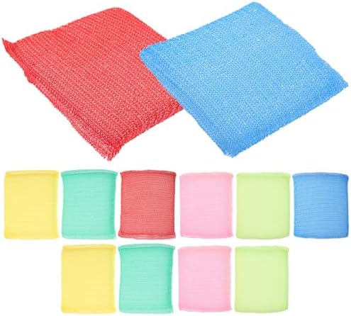 4pcs Non-Scratch Kitchen Cleaning Sponges, Ultra-fine Fiber Dish Scrub Pads for Household Dishwashing and Hard Surface Cleaning, Assorted Colors