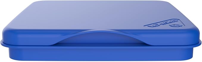 Rev-A-Shelf 27 Qt Under Sink Garbage Can Lid for Base Kitchen and Bathroom Cabinet, Replacement Plastic Trash Bin Lid Only, Blue, RV-1024-LID-22-1