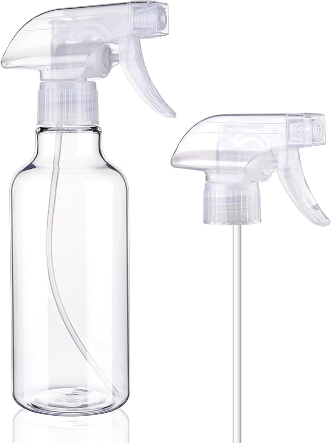 12oz/350ml Plastic Spray Bottles 1 Pack, Adjustable Mist/Stream
