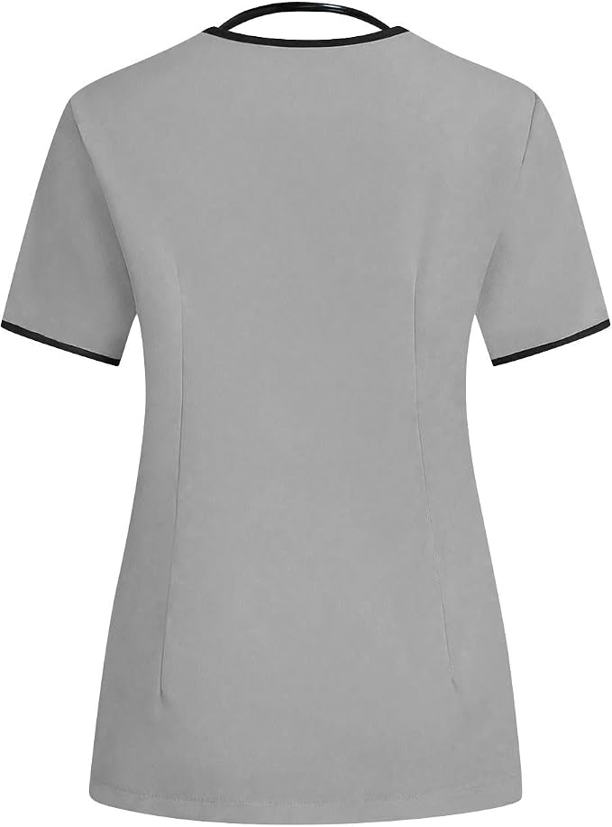 Housekeeping Uniforms - Women Lightweight Stretchy Scrubs for Cleaning Job, Breathable & Easy Care & Moisture-Wicking