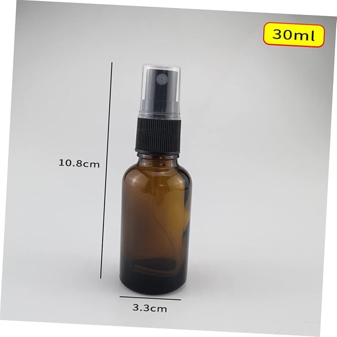 LIFKOME 5pcs Pressurized Spray Bottle Set Refillable Oil Bottle Pump for Travel Home and Spa