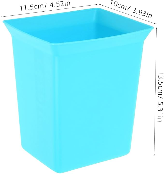 Unomor Portable Plastic Storage Basket for Organizing Tools Sky- Cleaning for Bathroom Hotel Housekeeping and Multi-purpose Use Handy Utility Bin for