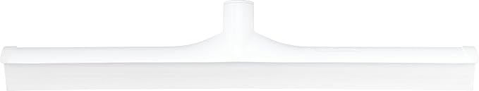 SPARTA 20" Floor Squeegee Replacement Head, Seamless Rubber with Rust-Free Plastic Frame for HACCP Compliance, Heavy-Duty Industrial Use, Thermoplastic Rubber, 19.75 Inches, White (Pack of 6)