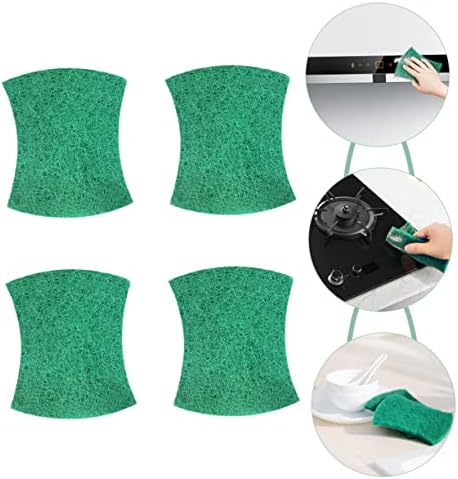 6Pcs Reusable Household Scrubber Pads Premium Scouring Pads for Dishes Pots and Surfaces Non Scratch Cleaning for Kitchen and Home Use
