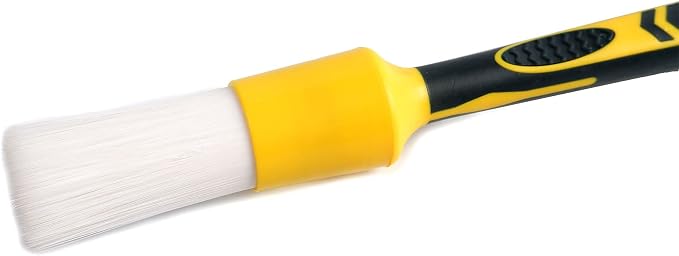 Maxshine Large #12 Universal White Classic Detailing Brush – Soft, Durable Synthetic Bristles – High-Density Brush for Interior & Exterior Cleaning – Premium Car Detailing Tool