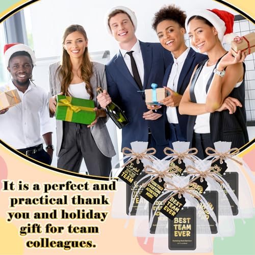 FoldTier 24 Set Housekeeping Week Gifts Bulk Hand Sanitizer Spray | Team Employee Appreciation Gift for Teacher Coworker Staff Nurse, 0.67 oz Mini Mist Hand Sanitizer Spray Travel Size with Tag