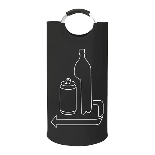 Deposit Bottle Container, Spacious 115L Capacity, Aluminum and Oxford Cloth, Recycling Bin Organizer, Waste Collection Storage, Stackable Design, for Kitchen Home Garage Pantry Beach