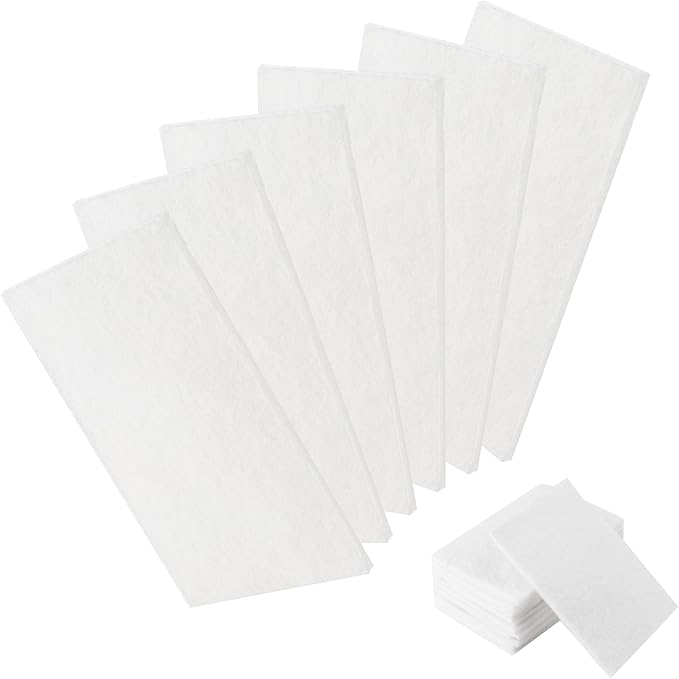 12PCS White Non Woven Pads & Non Scratch Scrubbing Pads 4x6 Inch | Light Duty Scouring Pad & Abrasive Surface Scrubber Multi Scouring Sponge for Polishing Cleaning Pads Non Abrasive