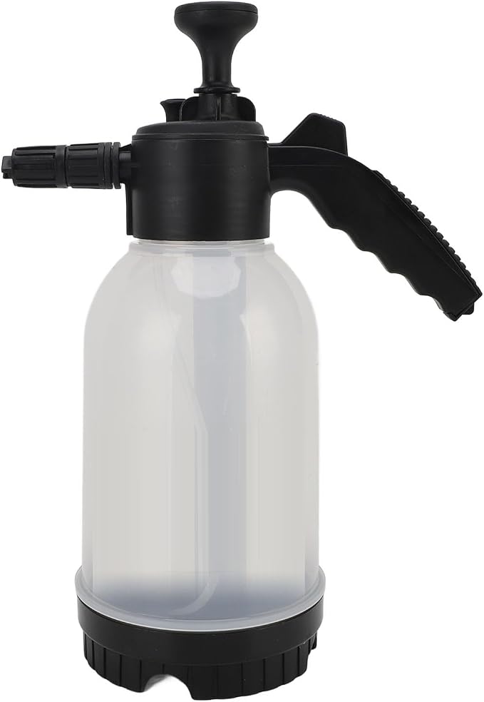 Foam Sprayer, 2000ml 43.5 PSI Hand Pressurized Lightweight Car Wash Sprayer, Pump Spray Bottle with ABS PC Material for Car Detailing Garden Cleaning Weeds Spraying Plants Watering