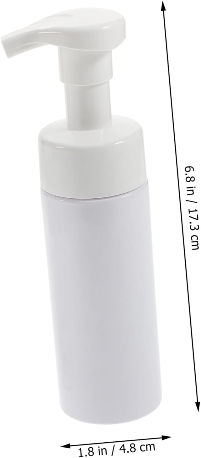 PartyKindom 4pcs Pressurized Spray Bottle for Hand Portable Travel Bottle Pump Face Wash Dispenser