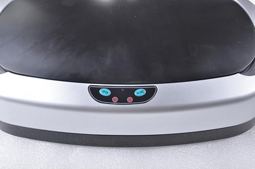 FDW | 13 Gallon Stainless Steel Trash Can with Lid | Steel | Automatic Touchless Lid with Motion Sensor | Kitchen Garbage Can with Waterproof Design | for Home, Office, Bathroom
