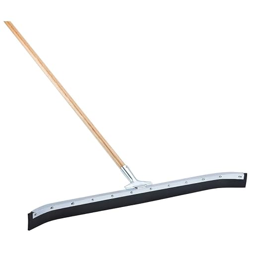 LIBMAN 954.0 Soft Rubber Floor Squeegee, 36" Curved Blade