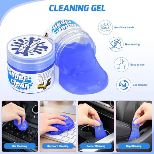 Nilight 15PCS Car Detailing Kit for Interior Exterior Car Care, Blue | auto cleaning Tools with storage bag, Car Care Clean Windshield Dashboard Seat Air Vents Wheels Tires, beginner friendly