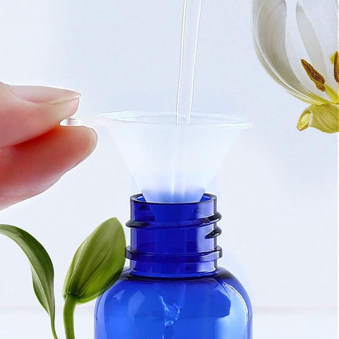 Spray Bottle, 2 oz Fine Mist Glass Spray Bottles, Little Refillable Liquid Containers for Watering Flowers Cleaning (16 Pack, Blue)