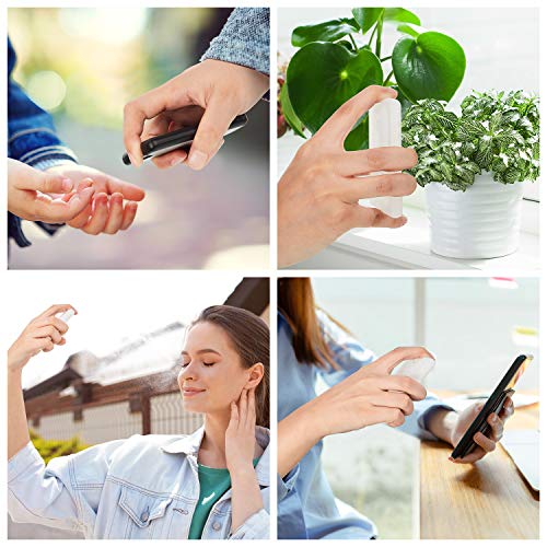 Patelai 6 Pcs 20ml Refillable Card Spray Bottles Portable Trave Perfume Flat Spray Bottle Mini Atomizer Mist Vials for Pocket Hand Sanitizer Makeup Cosmetics Moisturizing Water