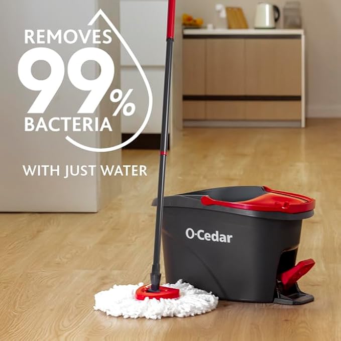 O-Cedar Microfiber EasyWring Spin Mop Refill (Pack - 6)