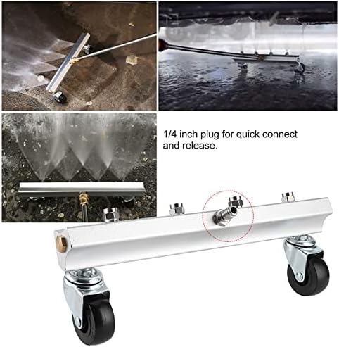 Efficient Stainless Steel Road Washer - 360° Cleaning, Quick - Connect, for Outdoor Surfaces