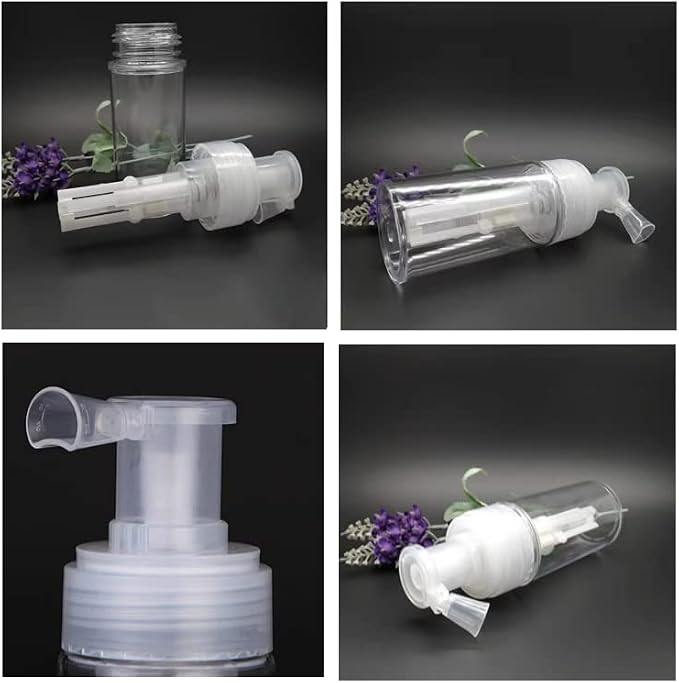 110ml Powder Spray Bottle Portable Detachable Travel Spray Bottle Plastic Powder Sprayer Bottles Container PET Cosmetics BottleRefillable Hair Fiber Applicator for Home Barber Shop