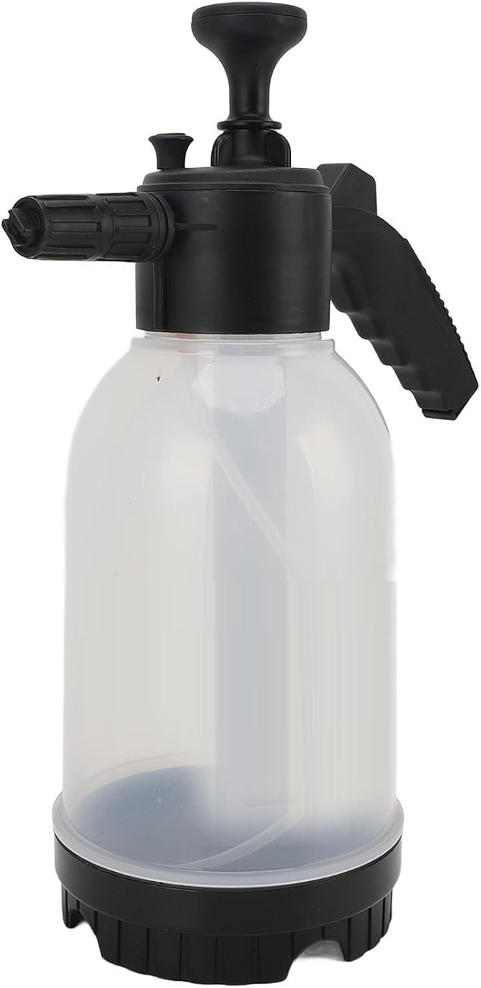 Foam Sprayer, 2000ml 43.5 PSI Hand Pressurized Lightweight Car Wash Sprayer, Pump Spray Bottle with ABS PC Material for Car Detailing Garden Cleaning Weeds Spraying Plants Watering