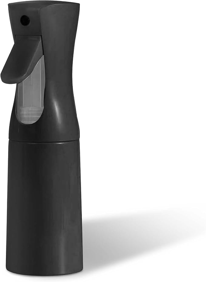 Continuous Spray Bottle for Hair - Ultra Fine Mist Water Sprayer for Hairstyling, Curls, Plants, Cleaning, Salon - 200ml/6.8oz 1 Pack