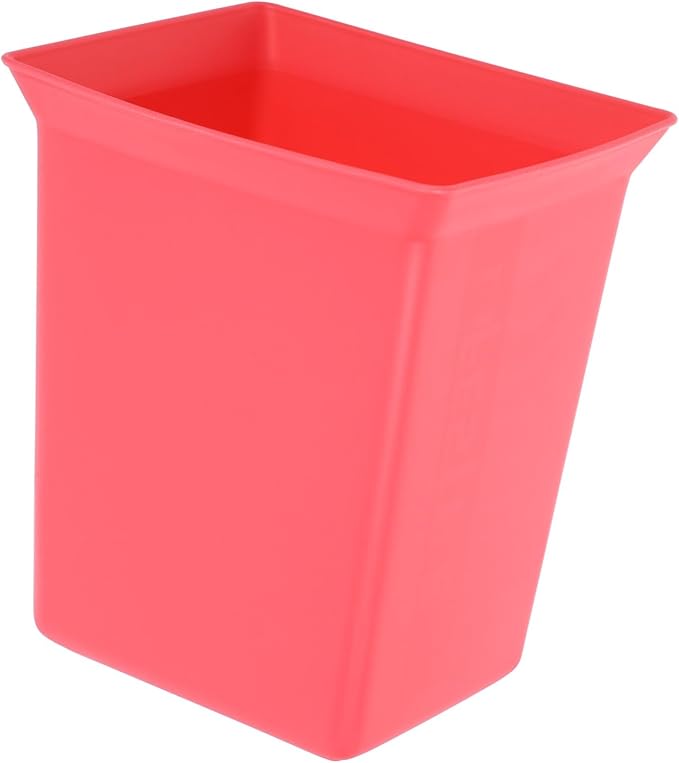 Unomor Portable Plastic Storage Basket Multi-functional Cleaning Organizer for Bathroom Hotel Room Stylish Red Design for Storage and Organization