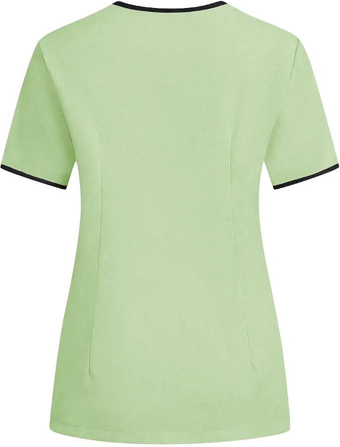 Housekeeping Uniforms - Women Lightweight Stretchy Scrubs for Cleaning Job, Breathable & Easy Care & Moisture-Wicking