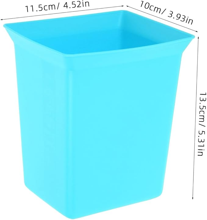 Hemobllo Plastic Cleaning Caddy Stackable Shower Organizer Bin for Bathroom Supplies Utility Storage Basket with Ample Space and Integrated Tool Bar for Easy Mobility