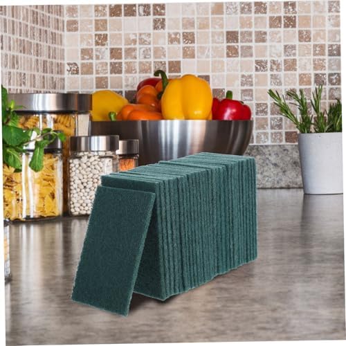 30pcs Dish Scrubbers Non Scratch Reusable Scouring Pads for Heavy Duty Kitchen Cleaning Dishwashing Brush