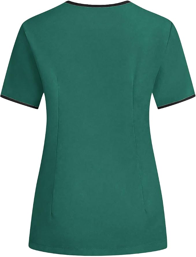 Housekeeping Uniforms - Women Lightweight Stretchy Scrubs for Cleaning Job, Breathable & Easy Care & Moisture-Wicking