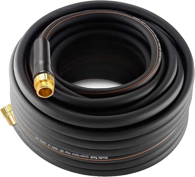 Giraffe Tools Garden Hose 100ft x 5/8" | Heavy Duty, Lightweight, Flexible Hybrid Hose, 100 ft Water Hose with Male To Female Fittings