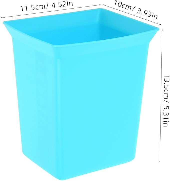 Ciieeo Sky- Plastic Cleaning Organizer Bin Versatile Tote for Bathroom and Kitchen Supplies and Easy to Clean Storage for Toiletries and Cleaning Tools