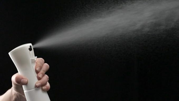 Stylist Airless Aerosol Refillable water sprayer 6oz Pretty Princess white