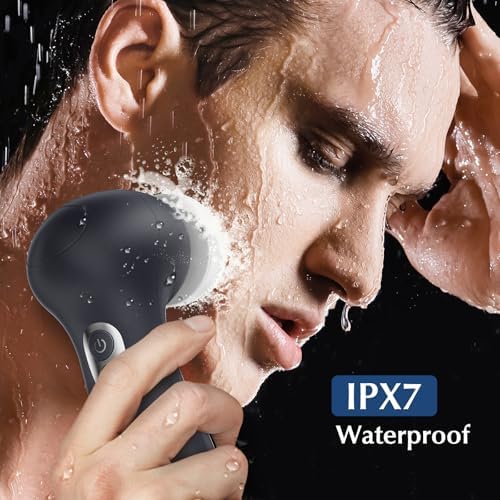 COSLUS FBX04 Facial Cleansing Brush Scrubber, 3-in-1 Bi‑Directional Spin | Electric Spin Brush for Removing Blackhead, Exfoliating, Massaging, Type-C Rechargeable, 3 Speeds, Waterproof, Men Women