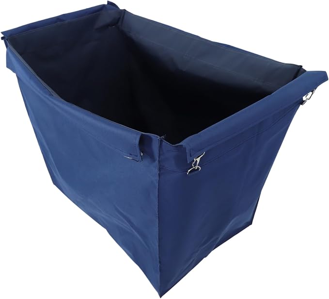 Veemoon Oxford Cloth Laundry Cart Replacement Bag Storage Organizer for Housekeeping Removable Laundry Storage Portable Cleaning Supplies Ample Capacity for Efficient Organization