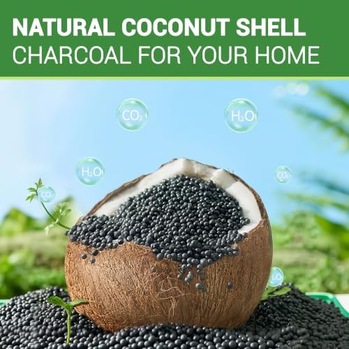 Charcoal Odor Absorber, Unscented Reusable, Fridge & Pet, 10 Pack | refrigerator deodorizer;freezer deodorizer;activated carbon odor absorber;fridge freshener;unscented;smell absorber
