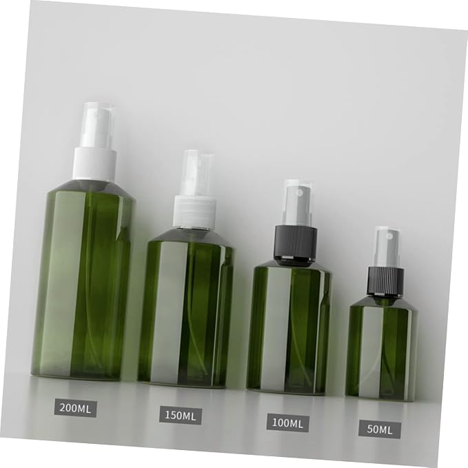 6pcs Compact Travel Mist Spray Bottle Dispenser Pressurized Pump Bottle Sprayer Random Color