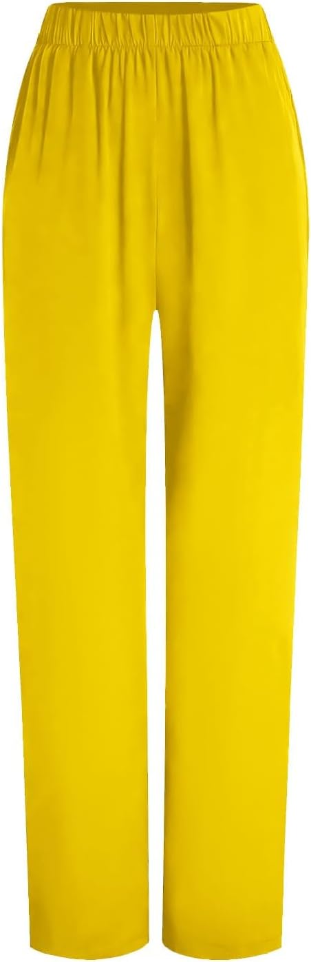2026 Scrub for Cleaning Jobs Uniform, Multi Pockets Scrubs for Women Sets, V-Neck Top & Straight Leg Pants Scrubs Set