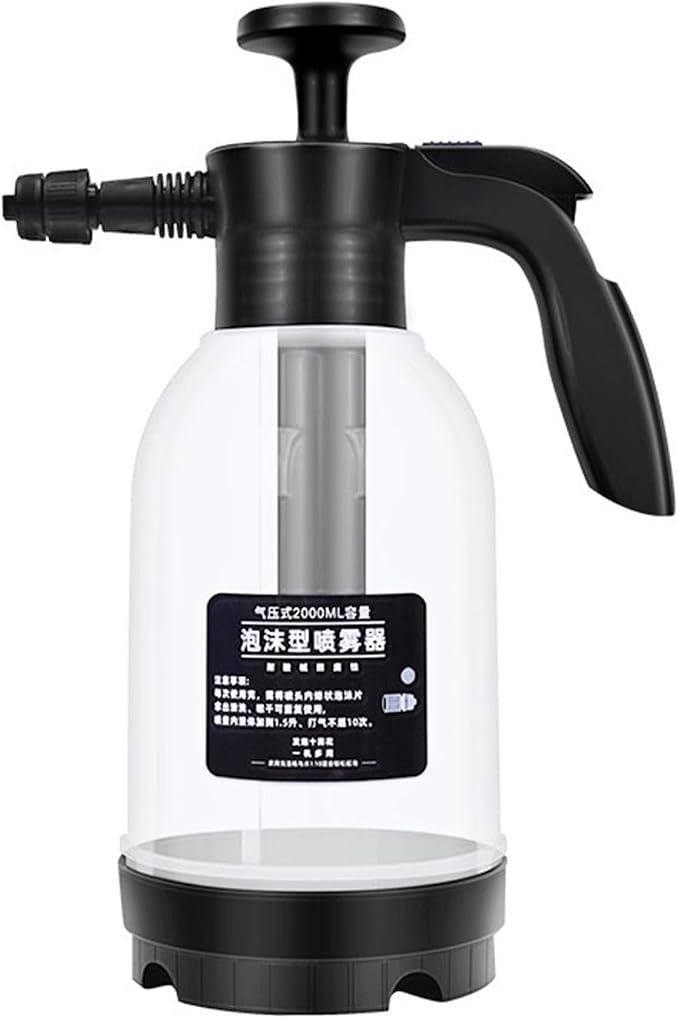 High Pressure Car Wash Sprayer, 2L Hand Pressure Snow Foam Sprayer with 2 Modes, P-ressure Foam S-Prayer for Watering Plant, Pets Showering