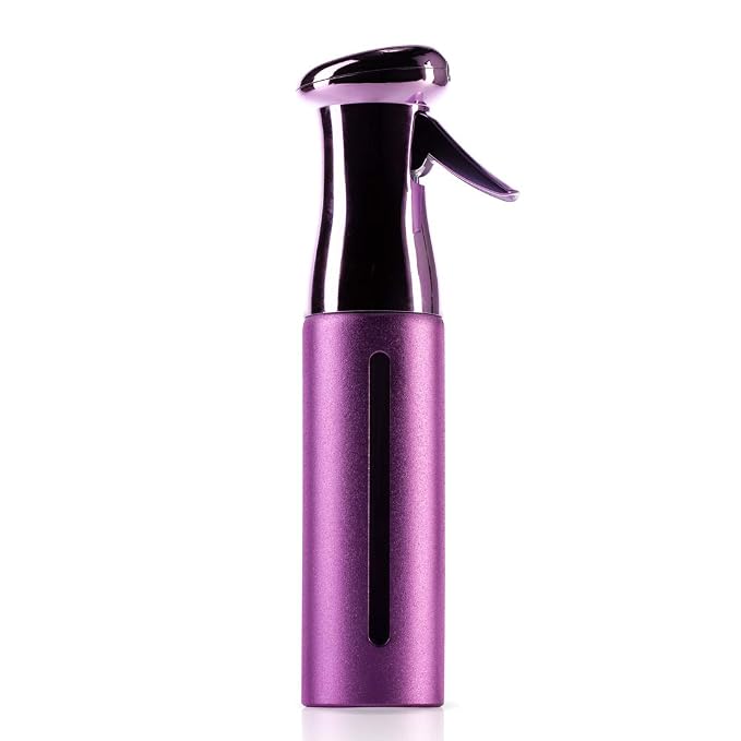 Colortrak Luminous Spray Bottle, 250ml/8.5oz, Lilac | Full 360 Degree Distribution for Custom Saturation, Easy-Use Pump for Hair Misting, Quick View Window to Monitor Water Level