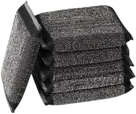 Scouring Pads Non Scratch Non-Scratch Washing Scrub Pads | Reusable Dishwashing Scrub Sponge for Kitchen, Household Cleaning Tools for Pots, Pans