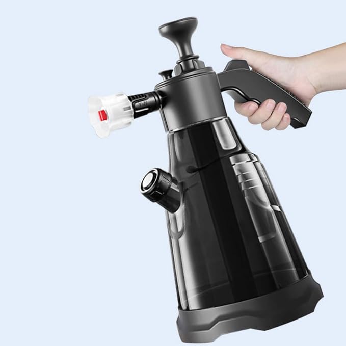 OSALADI Ml Black Pp Pressurized Mist Bottle Sprayer for Car Washing | Handheld Pump Design, Versatile Use for Gardening, Reliable Build with Sturdy Construction